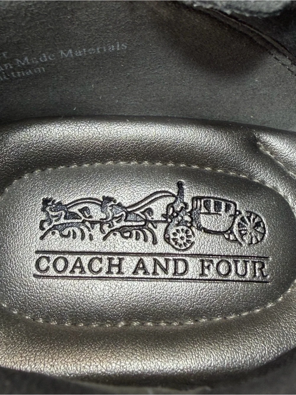 Coach and Four Modern Minimalist Gray Faux Suede Booties (VGUC)